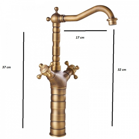 Baterie Lavoar Inalta Bronz Antichizat 1763 Smack [1]
