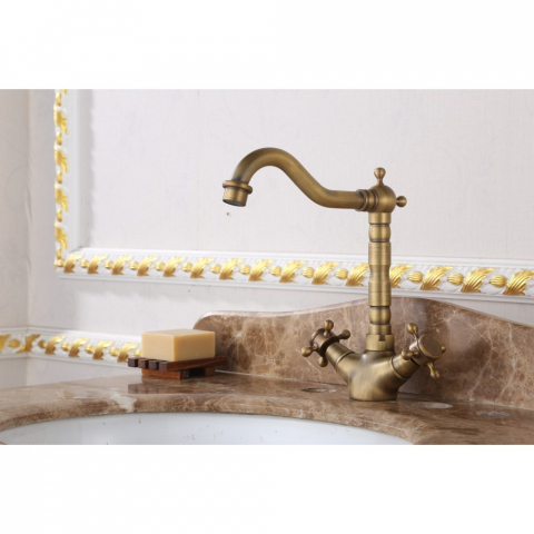 Baterie Lavoar Inalta Bronz Antichizat 1763D Smack [1]