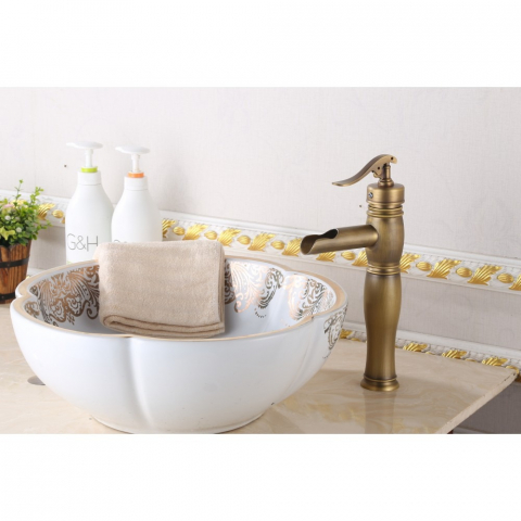 Baterie Lavoar Inalta Bronz Antichizat 1765 Smack [1]