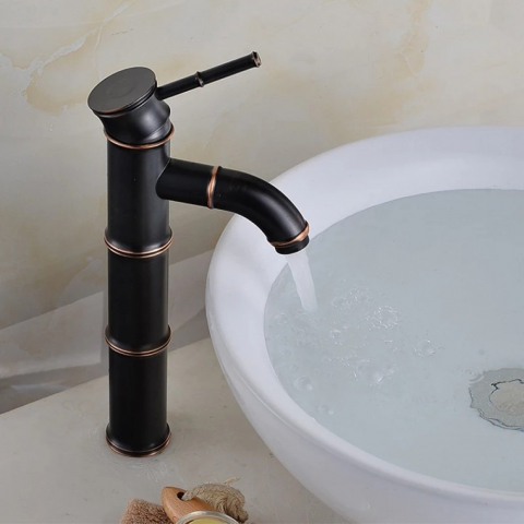 Baterii baie - Baterie Lavoar Inalta Negru Antichizat 1740 Smack