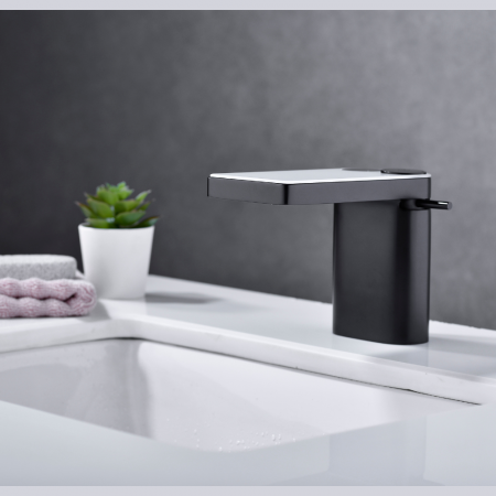 Baterie lavoar Innovative SMK5020-1 design modern cu afisaj temperatura negru Smack [3]