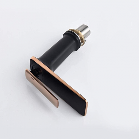 Baterie lavoar Neo Choice design modern din alama medie negru SMK003 Smack [3]