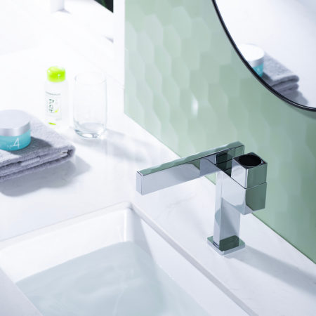 Baterie lavoar Premium Concept SMK5018 design modern cu afisaj temperatura crom Smack [3]