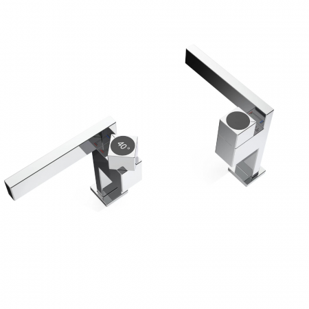 Baterie lavoar Premium Concept SMK5018 design modern cu afisaj temperatura crom Smack [1]