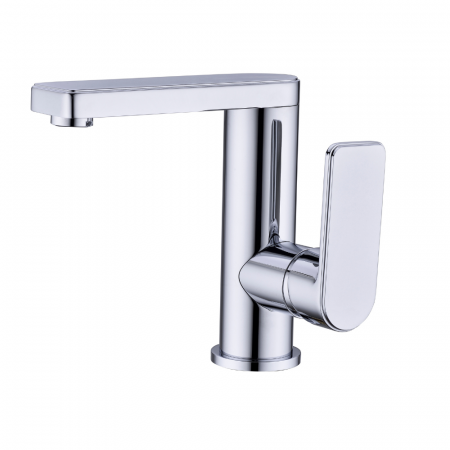 Baterii baie - Baterie lavoar Silver Simplicity SMK5022 design modern din alama crom Smack