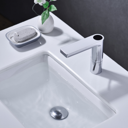 Baterie lavoar Smart Vision AMK5019 design modern cu afisaj temperatura crom Smack [3]