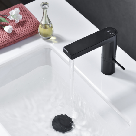 Baterie lavoar Smart Vision SMK5019-1 design modern cu afisaj temperatura negru Smack [1]