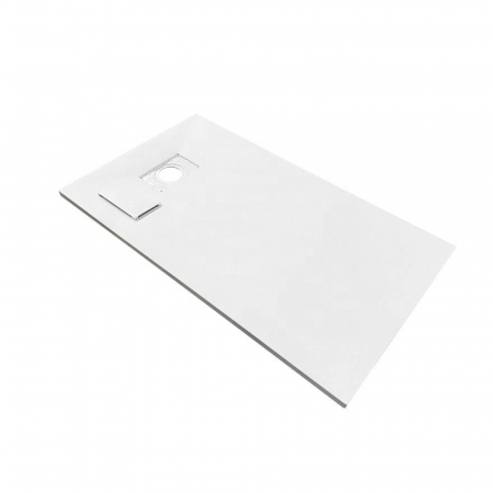 Cadita de dus Essential Modern 90x70cm din compozit cu sifon alb GT-9070ES-WH Smack [3]