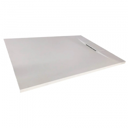 Cadita de dus Smooth Line Design 100x70cm din compozit cu sifon alb GT-10070US-WH Smack [1]