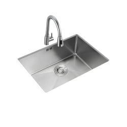 Chiveta multifunctionala cu accesorii incluse, HM 6845 Hole Satin 68x45x19 cm [4]