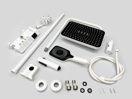 Coloana de dus alb mat cu baterie Smack SMK03W cu patru functii Smack [2]