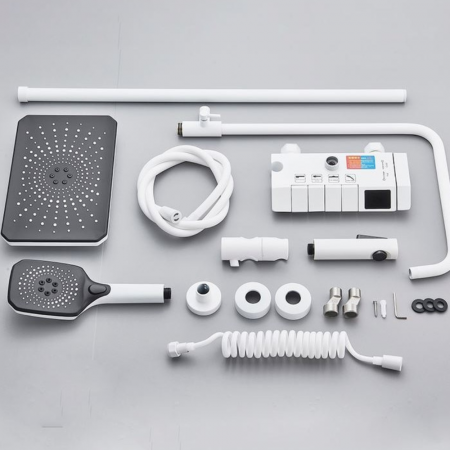 Coloana de dus Smart Simplicity cu afisaj LCD temperatura alb SMK06W Smack [6]