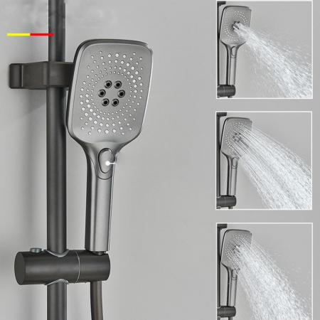 Coloana de dus Smart Simplicity cu afisaj LCD temperatura gri SMK04G Smack [2]