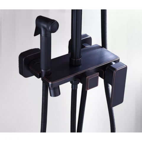 Coloana Dus 4 Functii Negru Antichizat 1737 Smack [1]