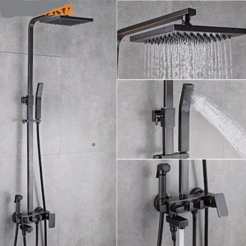 Coloana Dus 4 Functii Negru Antichizat Smack 1736 [2]