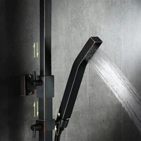 Coloana Dus 4 Functii Negru Antichizat Smack 1736 [1]