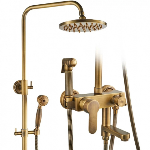 Coloane si seturi de dus - Coloana Dus Bronz Antichizat 4 Functii Smack 1725