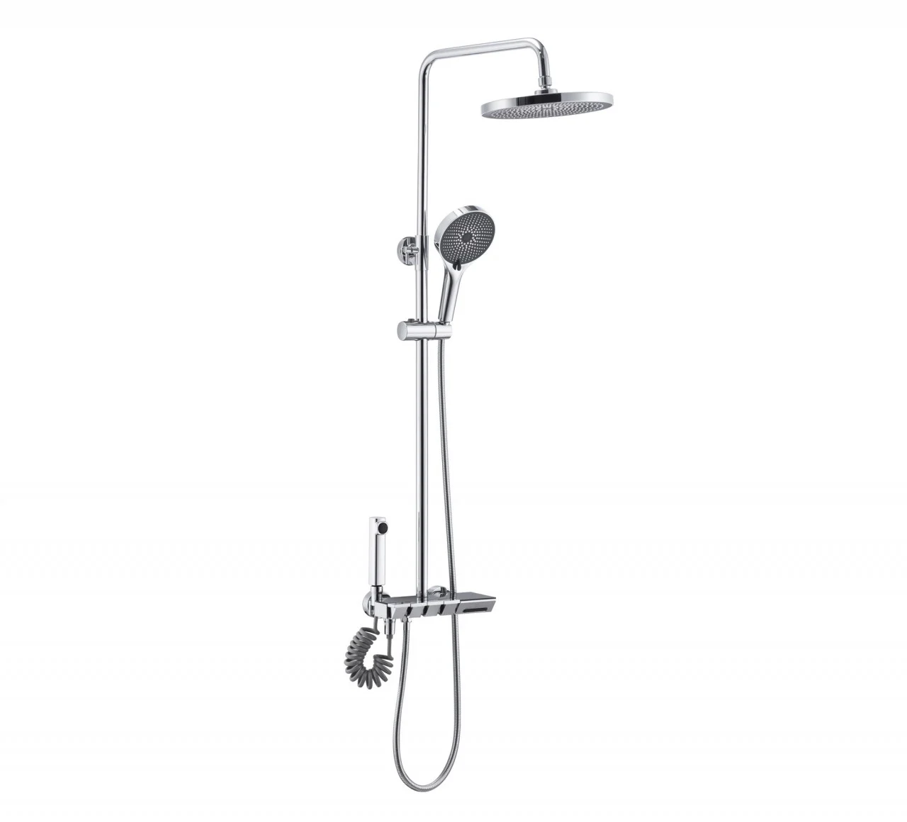 Coloane si seturi de dus - Coloana Dus Cromat Afisaj Lcd Temperatura Apa Smack 5023-2 Smack