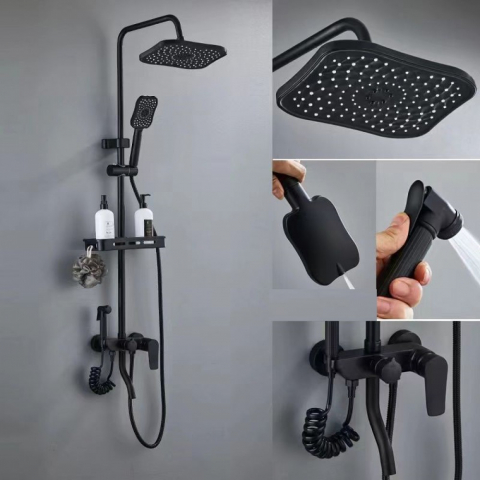 Coloana Dus Negru Mat Smack 1752 [1]