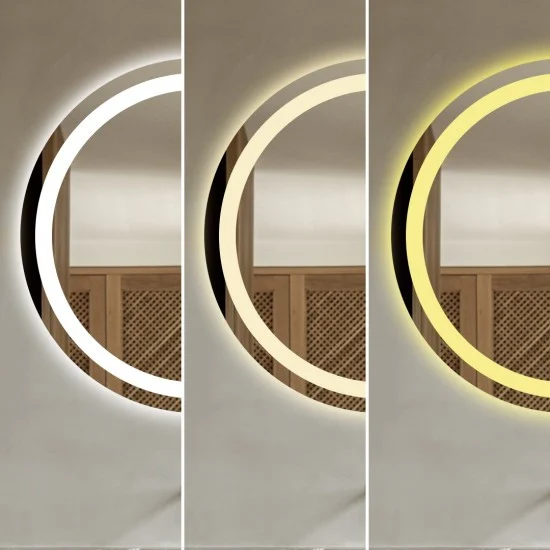 Oglindă Baie LED Premium cu Senzor Touch Lumina Rece/Calda/Neutra 90cm 105-90 Smack [5]