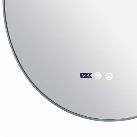 Oglindă Baie LED și Dezaburire ceas Premium cu Senzor Touch 70 cm J186 Smack [2]