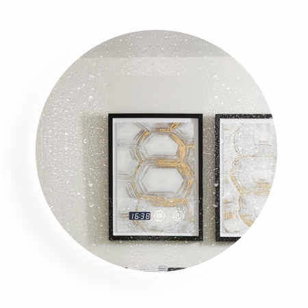 Oglindă Baie LED și Dezaburire L&S Premium cu Senzor Touch Lumina Rece Caldă și Neutră 60 cm lumina ambientala spate J170-60 Smack [1]