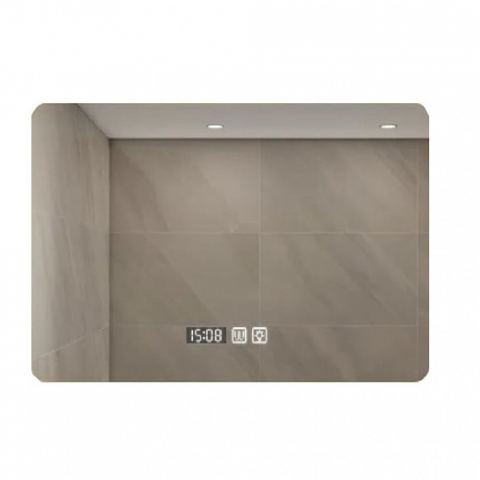 Oglinzi - Oglindă Baie LED și Dezaburire Premium cu Senzor Touch Lumina Rece Caldă și Neutră 120x80 cm lumina ambientala spate ceas J174-12080 Smack