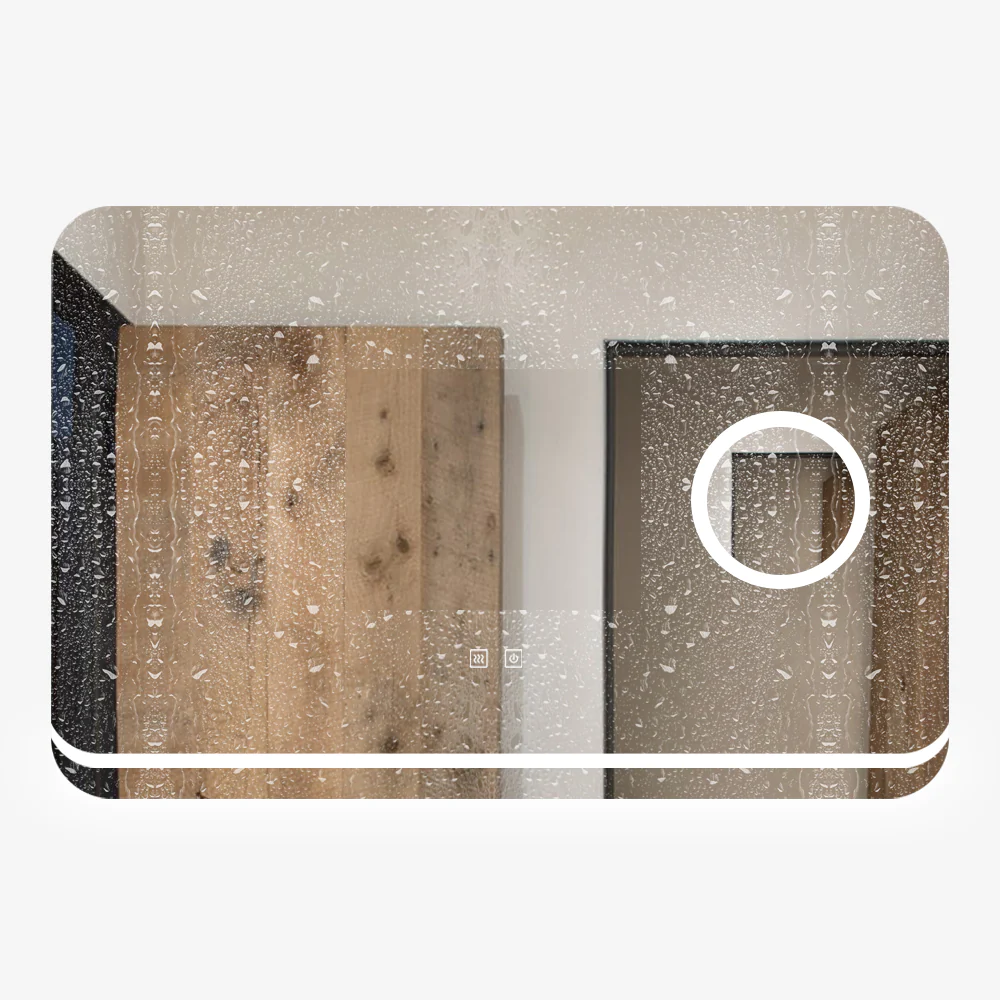 Oglinda Cu LED Si Touch Lupa Cosmetica 90 X 60 Cm Smack J25 [1]