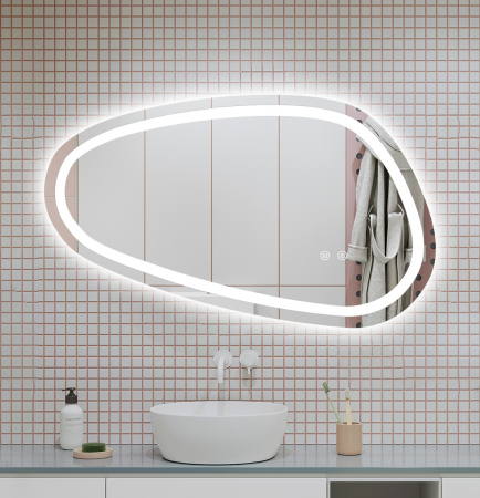 Oglinda Led Si Touch Cu Functie Dezaburire 80 X 45 Cm Smack J118 [6]