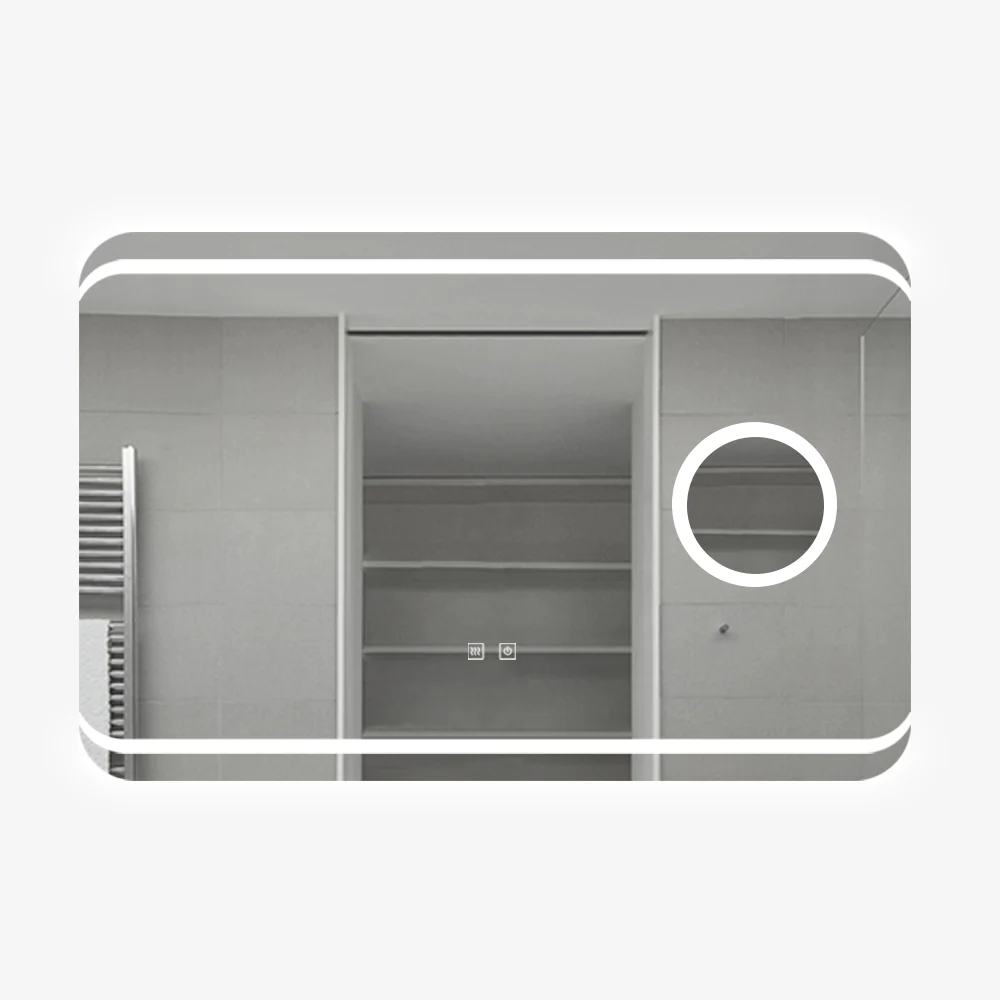 Oglinzi - Oglinda LED Si Touch Cu Functie Dezaburire 90 X 60 Cm J41 Smack