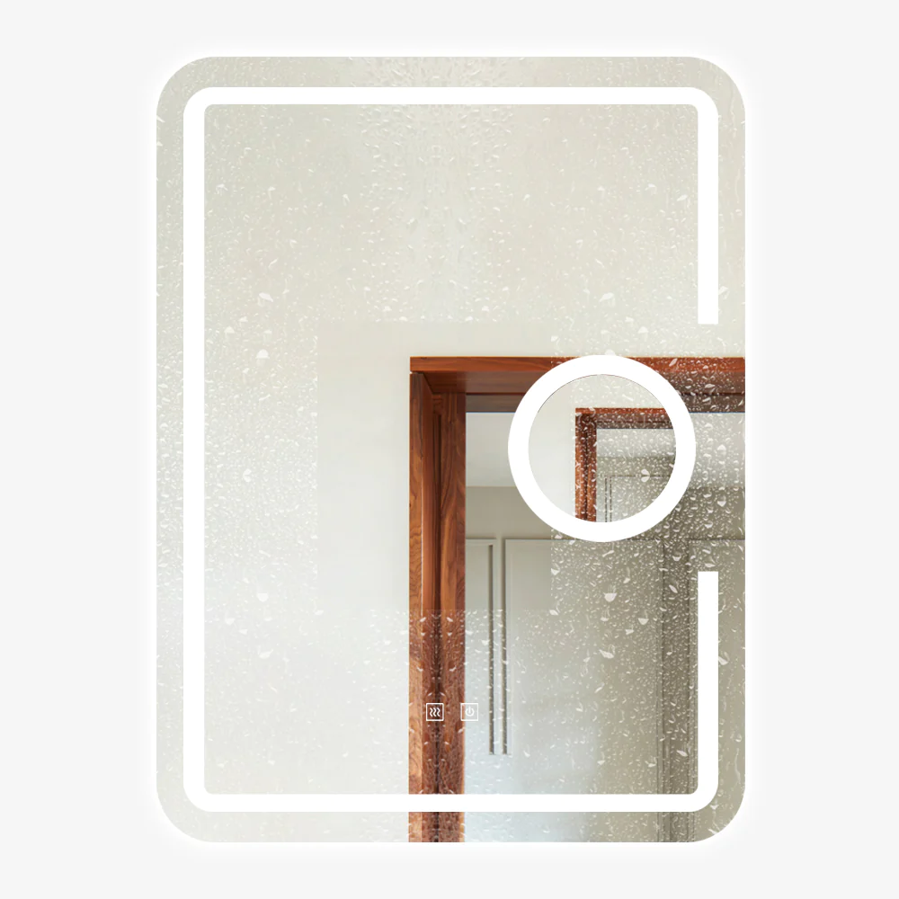 Oglinda LED Si Touch Cu Functie Dezburire 60 X 80 Cm Oglinda Mica Lupa Cosmetica Smack J15 [1]