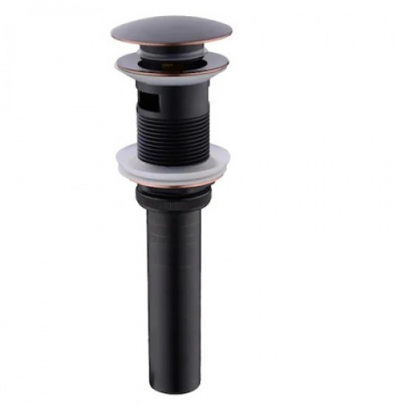 Accesorii baie - Sifon Lavoar Cu Ventil Fara Prea Plin Negru Antichizat 8019 Smack