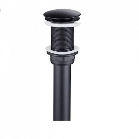 Accesorii baie - Sifon Lavoar Cu Ventil Fara Prea Plin Negru Mat 8019