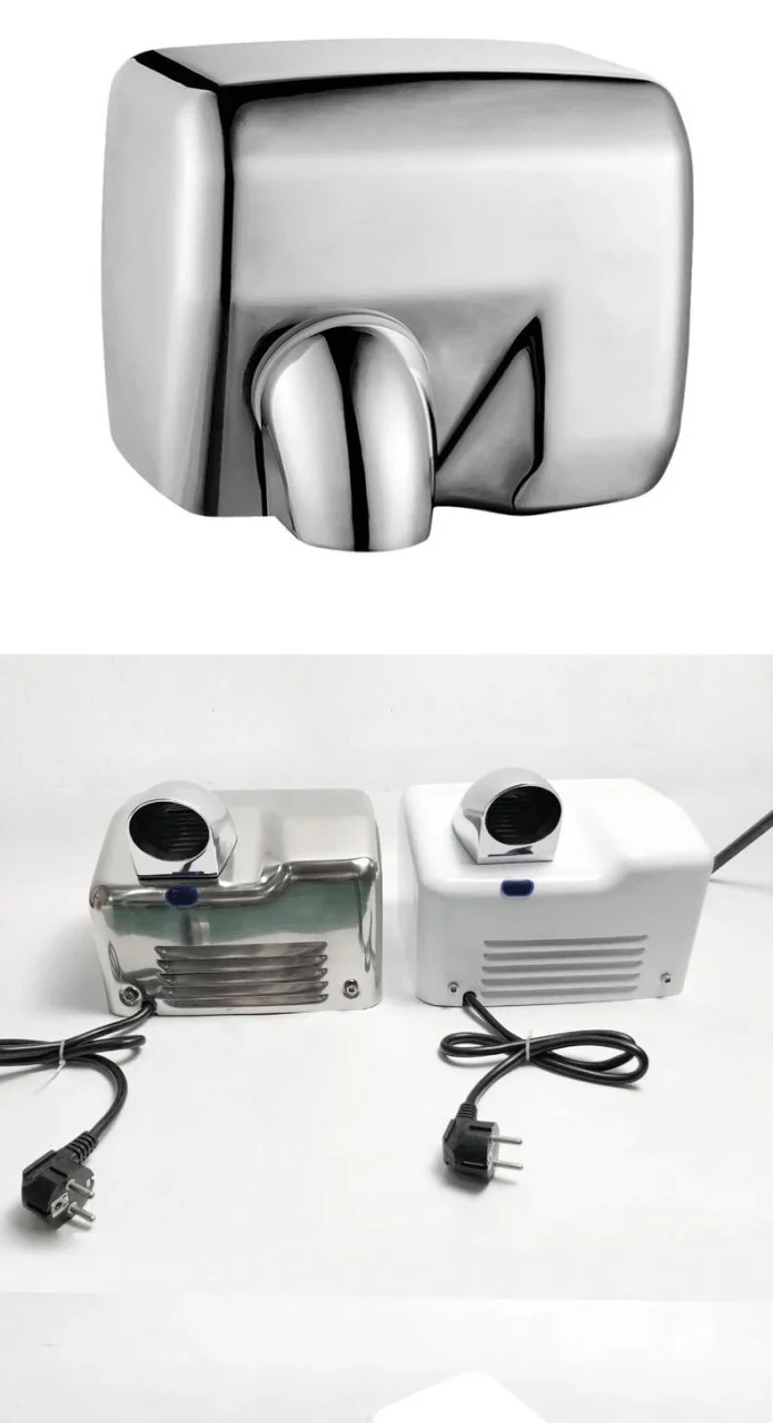 Uscător de Mâini Profesional cu Senzor Inox Satinat Carcasă Metalică 8654 inox [2]