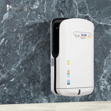 Uscător de Mâini Senzor JetSlim 1800W Alb Filtru HEPA 8621-2 alb Smack [7]