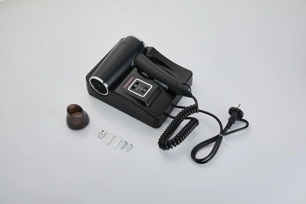 Accesorii baie - Uscător de Păr Profesional Tip Hotelier NEGRU 8651Negru