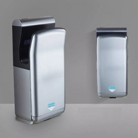 Uscatoare & Dispensere maini - Uscator maini Smk u001 cu senzor uscare rapida 1200w Gri Smack 8621-2