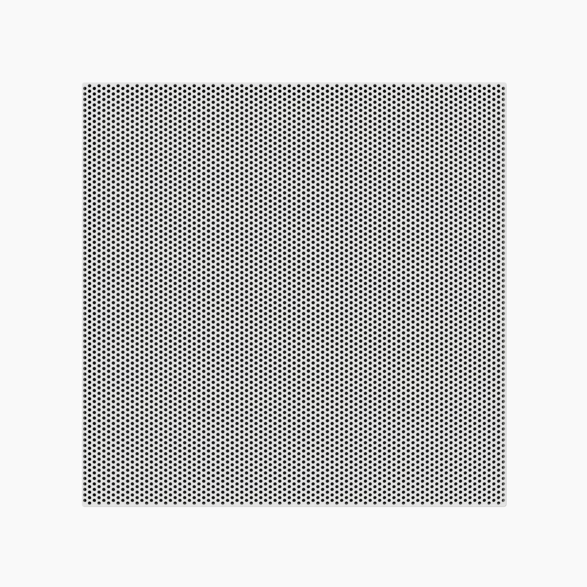 Grila perforata din otel pentru tavan casetat model PF 595x595 mm