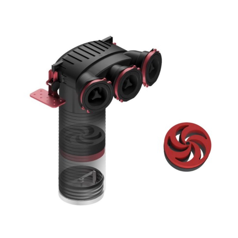 Atenuator de zgomot cu reglaj debit aer Heatpex Aria Connect, diametru 125 mm [2]