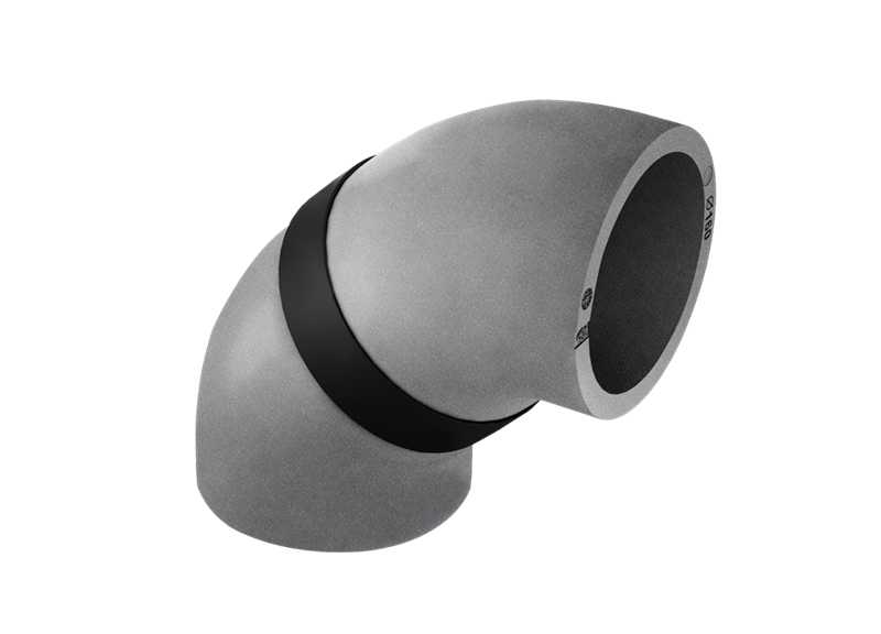 Cot 45° ADURO pentru sisteme de ventilație – diametru D125 [3]