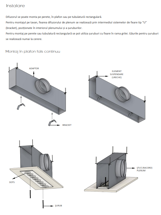 Difuzor liniar arhitectural cu duze orientabile DOTS [3]