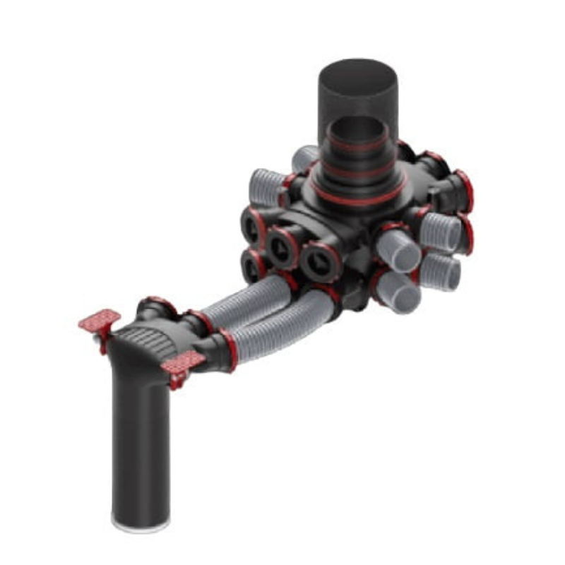 Distribuitor ventilatie Heatpex Aria Connect, diametru 75mm x 10 porturi [3]