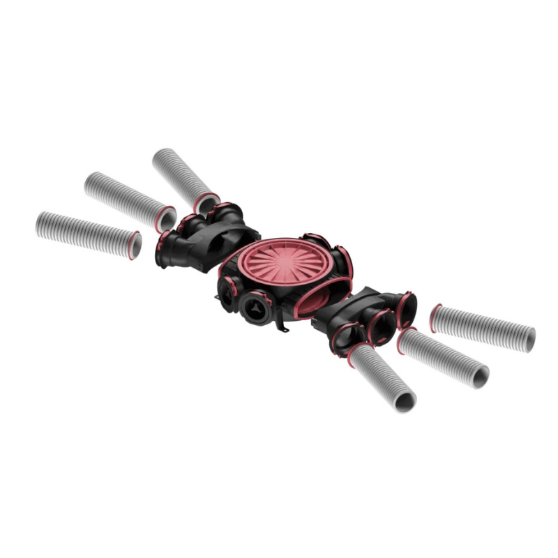Distribuitor ventilatie Heatpex Aria Connect, diametru 75mm x 10 porturi [2]