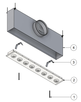 Difuzor de aer DOTS - Ventilație cu Duze Orientabile pentru Spații Mari | Soluție de Răcire și Încălzire Arhitecturală [3]