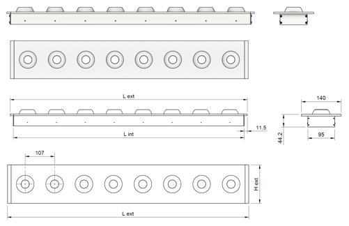 Difuzor de aer DOTS - Ventilație cu Duze Orientabile pentru Spații Mari | Soluție de Răcire și Încălzire Arhitecturală [2]