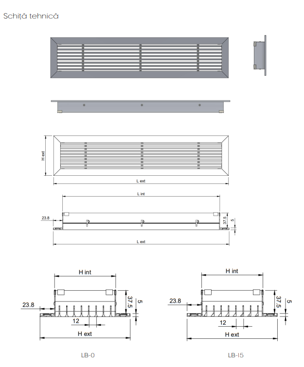 LB-15 Grila liniara decorativa [2]