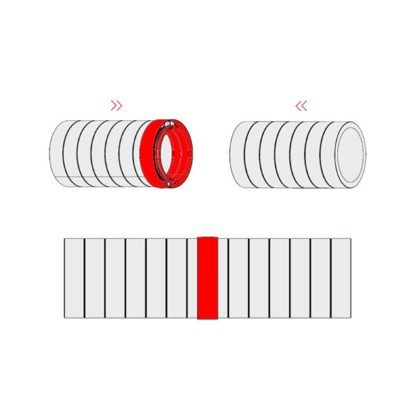 Conector ADURO pentru sisteme de ventilație – diametru D125 [3]