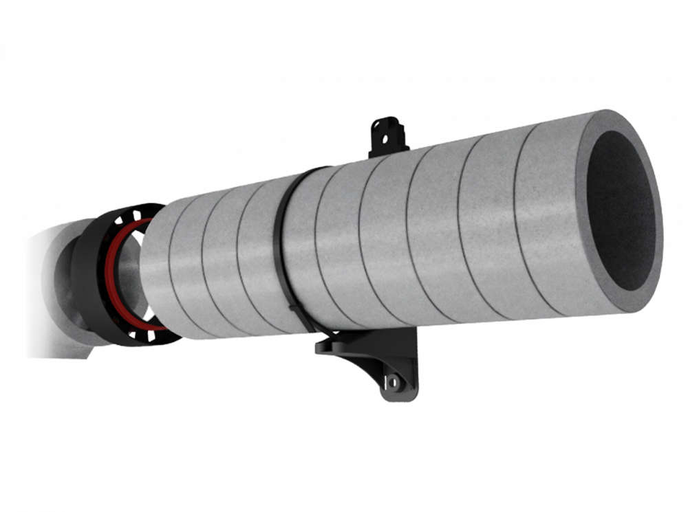 Tubulatură izolată ADURO pentru sisteme de ventilație – diametru D125 [2]