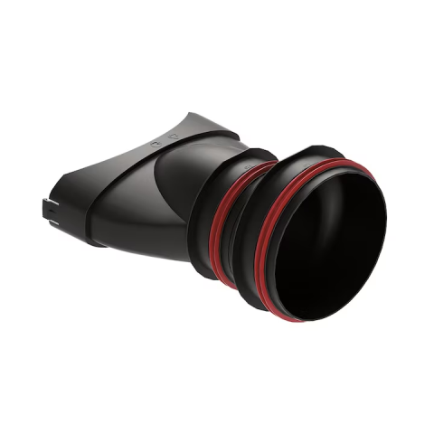 Sisteme de ventilație Recuperatoare de Caldura - Conector lateral HEATPEX ARIA CONNECT, tehnologie OneClick® ,compatibil cu distribuitoarele pe Ø75-90 [mm], diametre Ø125, Ø160 [mm], material PP, suprafață antibacteriană, clasă etanșeitate ATC 1