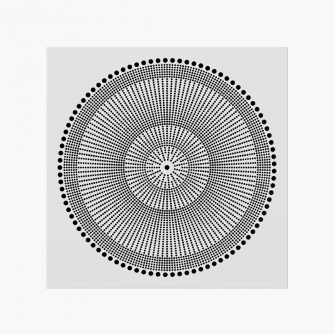 Produse Arhitecturale - Difuzor arhitectural ECHO 595x595| Difuzor cu orificii circulare pentru ventilație